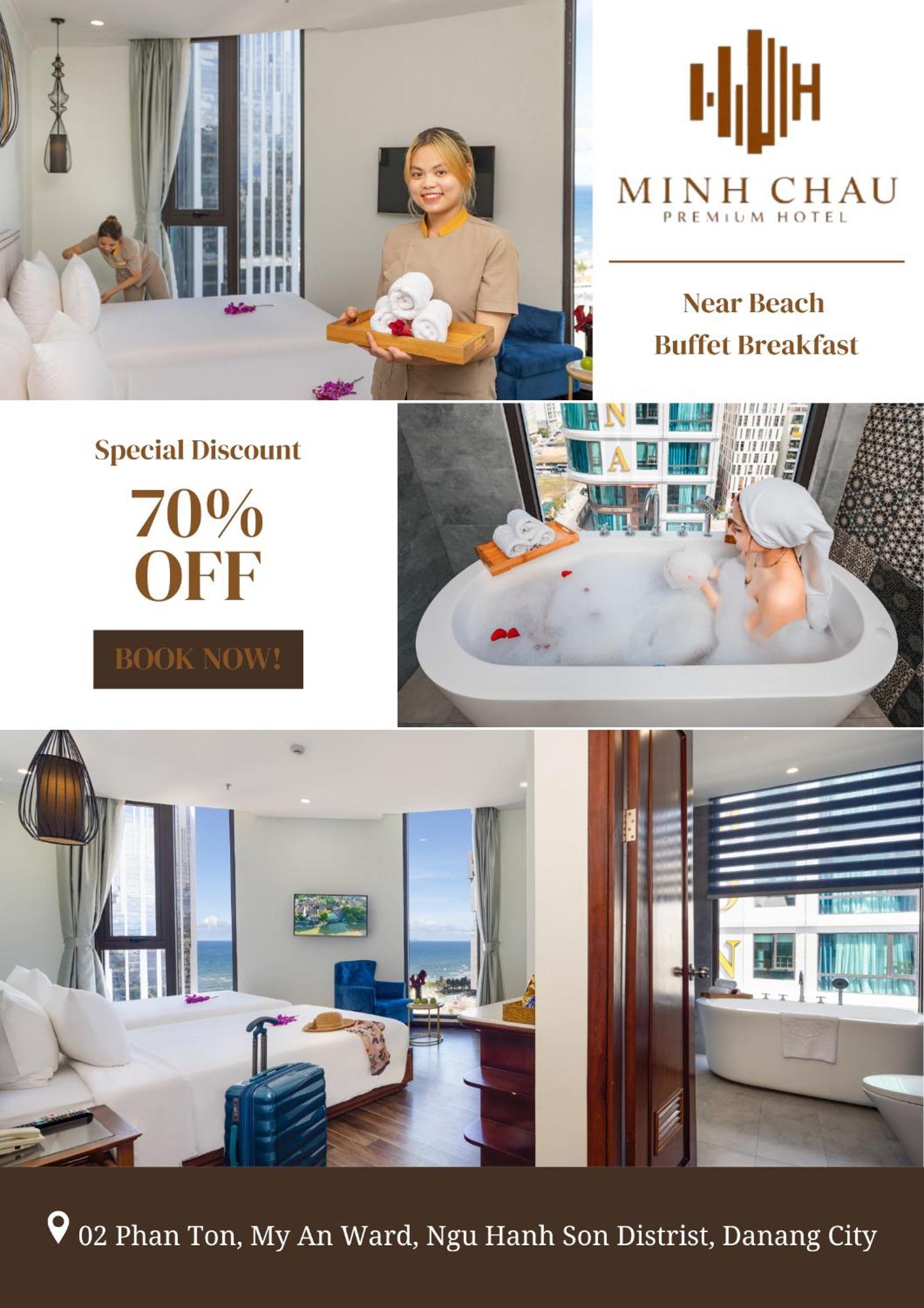 Minh Chau Premium Hotel Danang Eksteriør billede
